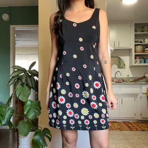 vintage retro floral dress